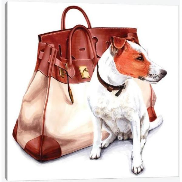 ̵+ݥ ƹȯΤޯʥ֥ɥޡ奢 Jack Russel With Hermes Bag ᥹ HE...