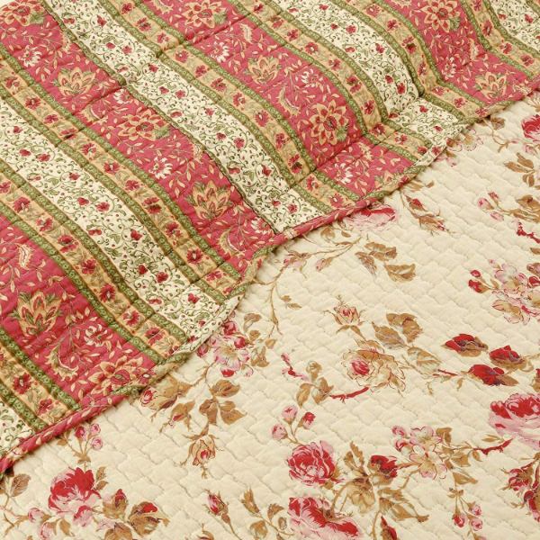 【送料無料】 Cozy Line Home コージーライン ホーム Vintage Roseリバーシブルベ...