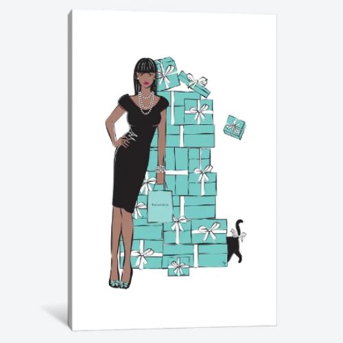 【送料無料】 米国発のお洒落なブランドオマージュアート TIffany Girl I ティファニー Tiffany キャン..