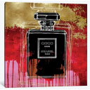 【送料無料】 米国発のお洒落なブランドオマージュアート Noir On Red シャネル CHANEL キャンバスアート 絵画 インテリア 模様替え 引越し祝い 新築祝い 待合室 会議室