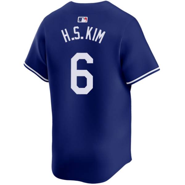 【送料無料】 MLB公式 メジャーリーグオフィシャル NIKE ナイキ 正規品 メンズ ロサンゼルス・ドジャース ユニフォーム ジャージ ユニホーム 金慧成 キム・ヘソン Hye-seong Hyeseong Kim Los Angeles Dodgers Royal Limited Jersey