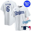 【送料無料】 MLB公式 メジャーリーグオフィシャル NIKE ナイキ 正規品 メンズ ロサンゼルス・ドジャース ユニフォーム ジャージ ユニホーム 金慧成 キ...