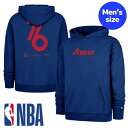 【送料無料】 NBA公式 ?'47 メンズ パーカー トレーナー プルオーバー フーディ 長袖トップス フィラデルフィア・セブンティシクサーズ Philadelphia 76ers 2024/25 City Edition Double Crossover Foundation Pullover Hoodie