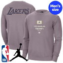 【送料無料】 NBA公式 Nike ナイキ Jordan ジョーダン メンズ トレーナー プルオーバー 長袖トップス ロサンゼルス・レイカーズ レブロン・ジェー...