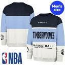 【送料無料】 NBA公式 ?'47 メンズ トレーナー プルオーバー 長袖トップス ミネソタ・ティンバーウルブズ Minnesota Timberwolves ...