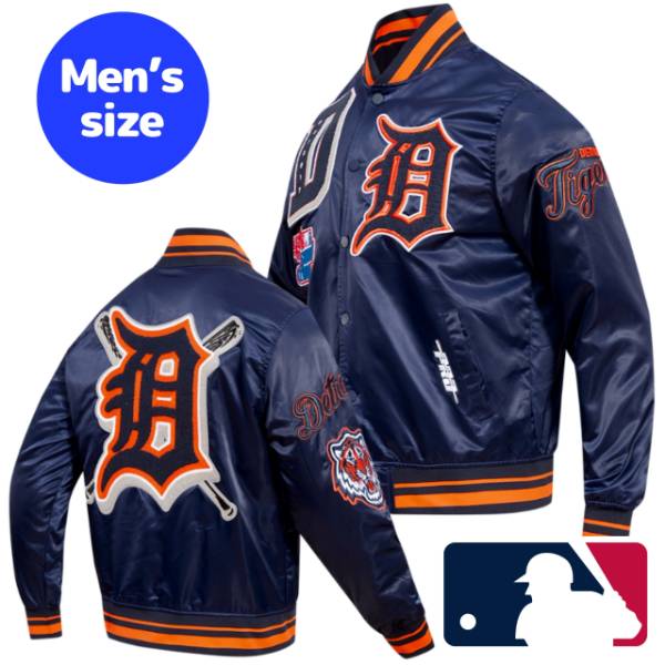 y+N[|z MLBItBV Y AE^[WPbg TeWPbg X^W fgCgE^CK[X Oc DETROIT TIGERS MASHUP SATIN JACKET