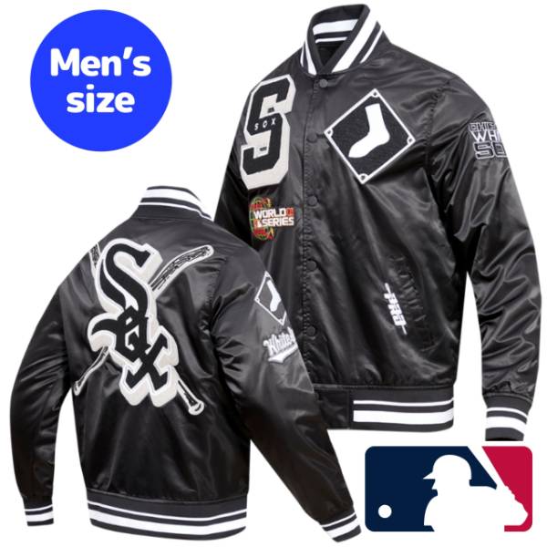 y+N[|z MLBItBV Y AE^[WPbg TeWPbg X^W VJSEzCg\bNX CHICAGO WHITE SOX MASHUP SATIN JACKET