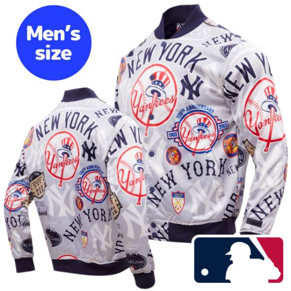 ̵+ݥ MLBե  㥱å ƥ󥸥㥱å  ˥塼衼󥭡 NEW YORK YANKEES AOP SATIN JACKET