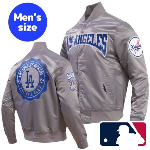 y+N[|z MLBItBV Y AE^[WPbg TeWPbg X^W T[XEhW[X Jĕ R{RL LOS ANGELES DODGERS CREST EMBLEM SATIN JACKET