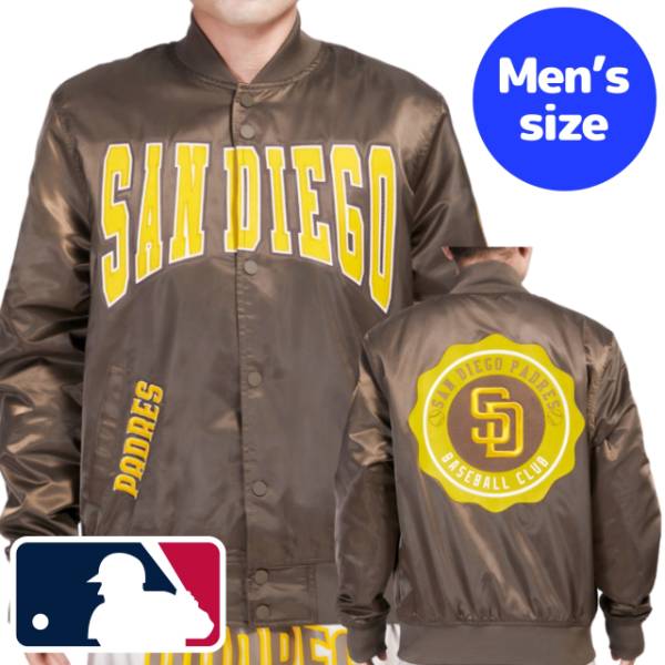 y+N[|z MLBItBV Y AE^[WPbg TeWPbg X^W TfBGSEphX _rbVL SAN DIEGO PADRES CREST EMBLEM SATIN JACKET