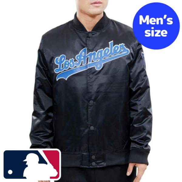 y+N[|z MLBItBV Y AE^[WPbg TeWPbg X^W T[XEhW[X Jĕ R{RL LOS ANGELES DODGERS WORDMARK SATIN JACKET