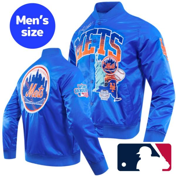 y+N[|z MLBItBV Y AE^[WPbg TeWPbg X^W j[[NEbc  NEW YORK METS HOMETOWN TRACK JACKET