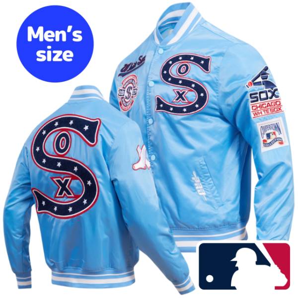 y+N[|z MLBItBV Y AE^[WPbg TeWPbg X^W VJSEzCg\bNX CHICAGO WHITE SOX RETRO CLASSIC SATIN JACKET