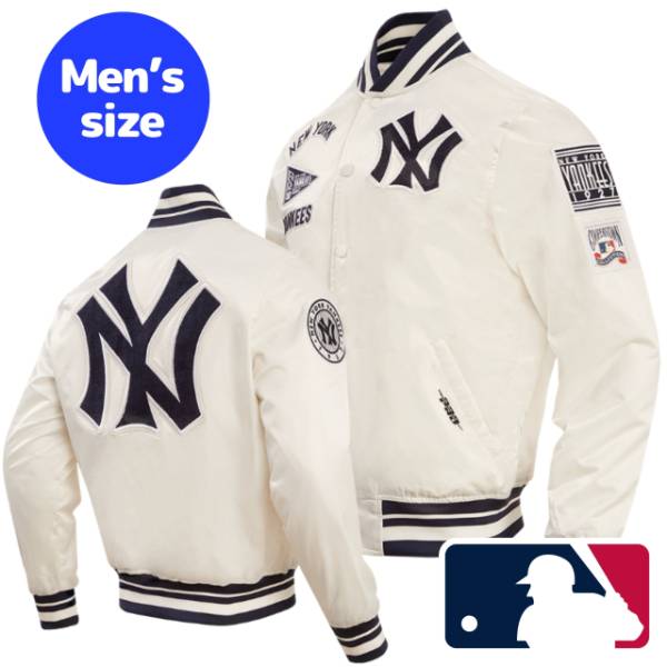 y+N[|z MLBItBV Y AE^[WPbg TeWPbg X^W j[[NEL[X NEW YORK YANKEES RETRO CLASSIC SATIN JACKET