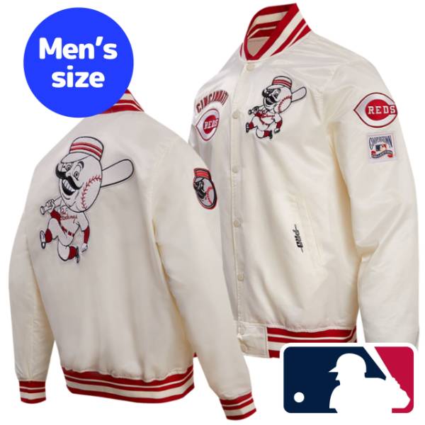 y+N[|z MLBItBV Y AE^[WPbg TeWPbg X^W VVieBEbY CINCINNATI REDS RETRO CLASSIC SATIN JACKET