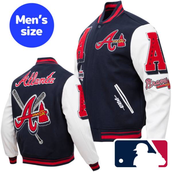 y+N[|z MLBItBV Y AE^[ o[VeBWPbg X^W Ag^Eu[uX ATLANTA BRAVES MASHUP VARSITY JACKET