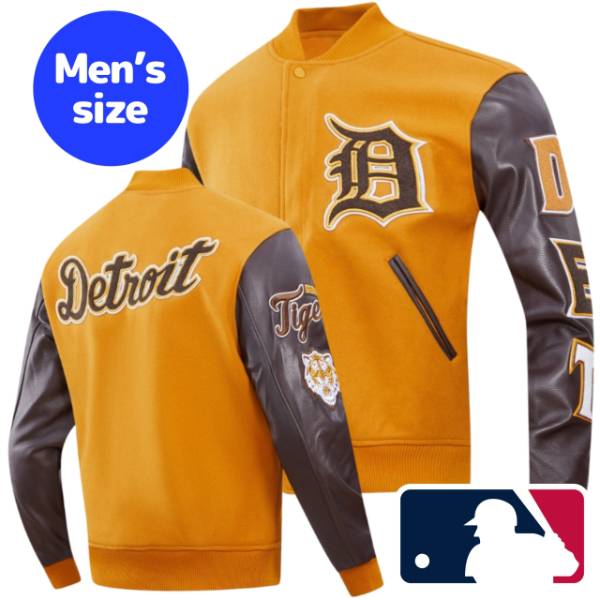 y+N[|z MLBItBV Y AE^[ o[VeBWPbg X^W fgCgE^CK[X Oc DETROIT TIGERS CLASSIC VARSITY JACKET