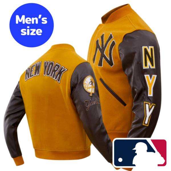 y+N[|z MLBItBV Y AE^[ o[VeBWPbg X^W j[[NEL[X NEW YORK YANKEES CLASSIC VARSITY JACKET