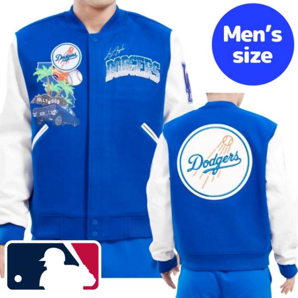 y+N[|z MLBItBV Y AE^[ o[VeBWPbg X^W T[XEhW[X Jĕ R{RL LOS ANGELES DODGERS HOMETOWN VARSITY JACKET