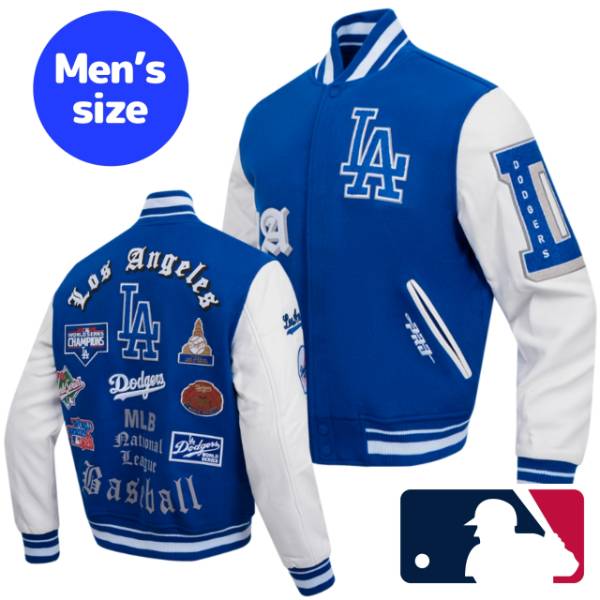 y+N[|z MLBItBV Y AE^[ o[VeBWPbg X^W T[XEhW[X Jĕ R{RL LOS ANGELES DODGERS OLD ENGLISH VARSITY JACKET