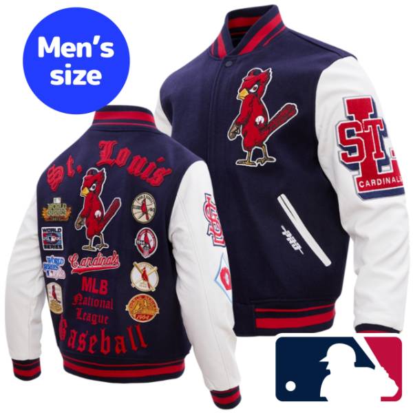 y+N[|z MLBItBV Y AE^[ o[VeBWPbg X^W ZgCXEJ[WiX k[go[ ST. LOUIS CARDINALS OLD ENGLISH VARSITY JACKET