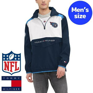 【送料無料】 NFL公式 メンズ アウター ウィンドブレーカー ナイロンジャケット アメフト テネシー・タイタンズ Tennessee Titans Half-Zip Top