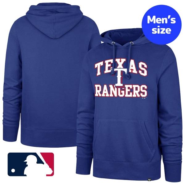 【送料無料】 MLB公式 メジャーリーグオフィシャル メンズ パーカー プルオーバー フーディ 長袖トップス テキサス・レンジャーズ Texas Rangers '47 Velocity Headline Pullover Hoodie