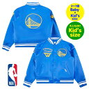 【送料無料】【ベビー・キッズ・ユースサイズ】 Pro Standard プロスタンダード NBA公式 子供用アウター ナイロンジャケット スタジャン ジャンパー ゴールデンステイト・ウォリアーズ ステフィン・カリー GS WARRIORS RETRO CLASSIC SATIN JACKET