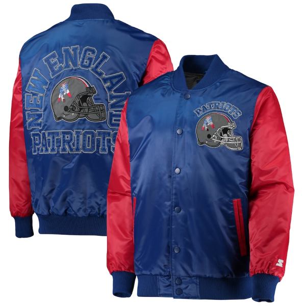 y+N[|z NFLItBV Y AE^[WPbg New England Patriots Locker Room Throwback Varsity Jacket j[COhEyCgIbc