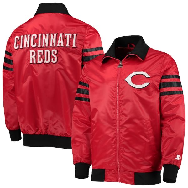 y+N[|z MLBItBV Y AE^[WPbg Cincinnati Reds The Captain II Varsity Jacket iRedj VVieBEbY