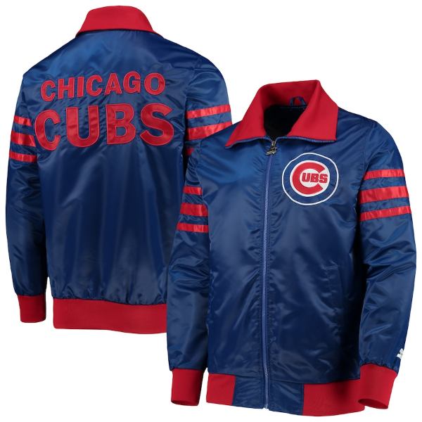 y+N[|z MLBItBV Y AE^[WPbg Chicago Cubs The Captain II Varsity Jacket iRoyalj VJSEJuX