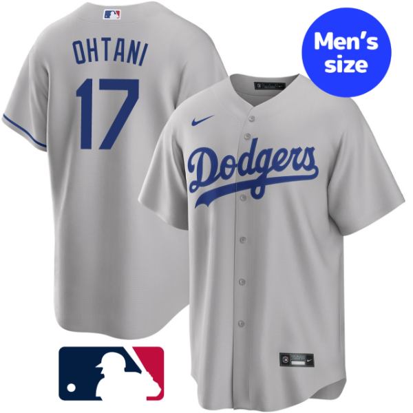 y+N[|z MLBItBV NIKE iCL Y Jĕ T[XEhW[X Los Angeles Dodgers vJjtH[iGrayj z[ Home W[W jz[ O[ Shohei Ohtani Replica Jersey #17 wԍ W[[O