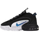 【送料無料 割引クーポン】【大人もOK（22.0-25.0cm）】 ナイキ Nike Air Max Penny ジュニア用スニーカー（Black/White/Varsity Royal） 男の子用スニーカー シューズ 子供靴 レディース