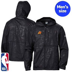 【送料無料+割引クーポン】 NBAオフィシャル Columbia コロンビア メンズ ウィンドブレーカー アウタージャケット フェニックス・サンズ Phoenix Suns Windbreaker Jacket