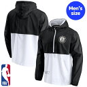 【送料無料】 NBAオフィシャル メンズ ウィンドブレーカー アウタージャケット ブルックリン・ネッツ Brooklyn Nets Windbreaker Ja...