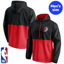 【送料無料】 NBAオフィシャル メンズ ウィンドブレーカー アウタージャケット ポートランド・トレイルブレイザーズ Portland Trail Blazer...