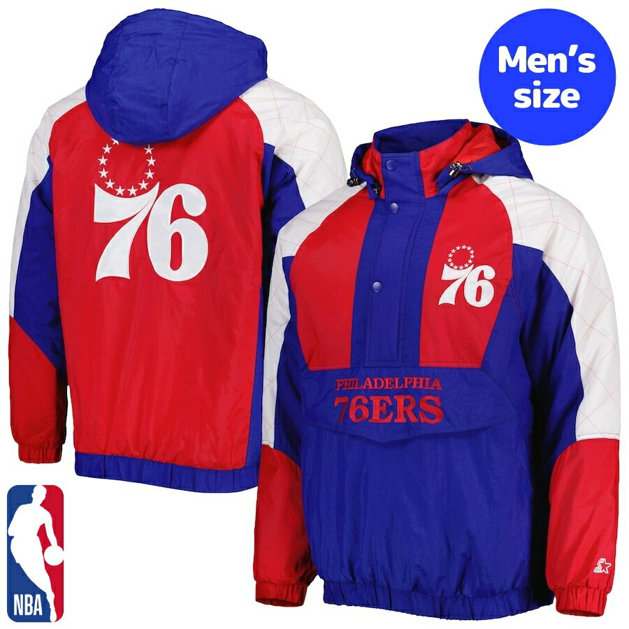 y+N[|z NBAItBV Y EBhu[J[ AE^[WPbg tBftBAEZueBVNT[Y Philadelphia 76ers Windbreaker Jacket