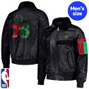 y+N[|z NBAItBV Y MA-1 {o[WPbg AE^[WPbg tBftBAEZueBVNT[Y Philadelphia 76ers Black History Month Jacket