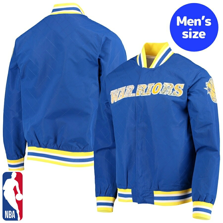 y+N[|z NBAItBV Y o[VeBWPbg X^W AE^[ S[fXeCgEEHA[Y Golden State Warriors NBA 75th Anniversary Jacket