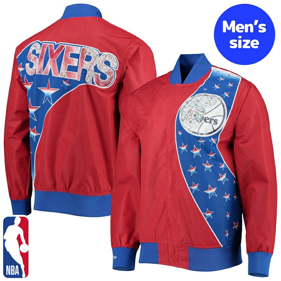 y+N[|z NBAItBV Y o[VeBWPbg X^W AE^[ tBftBAEZueBVNT[Y Philadelphia 76ers NBA 75th Anniversary Jacket