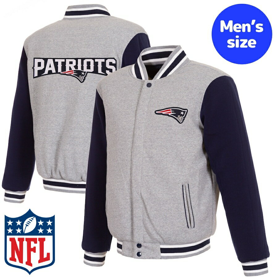 y+N[|z NFLItBV Y o[VeBWPbg X^W o[VuAE^[WPbg j[COhEyCgIbc New England Patriots Versity Jacket