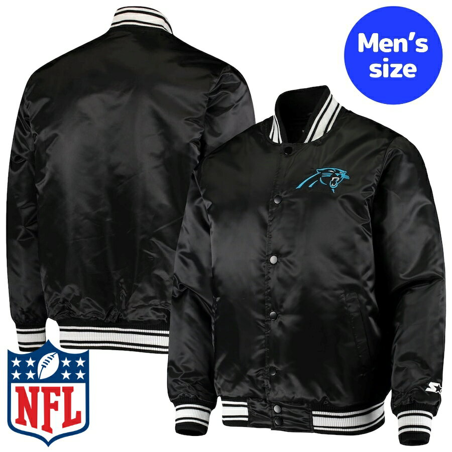 y+N[|z NFLItBV Y o[VeBWPbg X^W AE^[WPbg JCiEpT[Y Carolina Panthers Versity Jacket