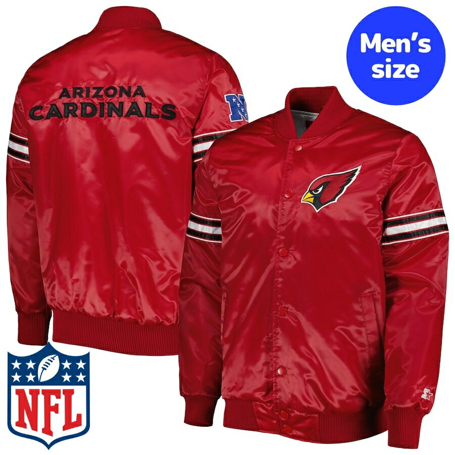 y+N[|z NFLItBV Y o[VeBWPbg X^W AE^[WPbg A]iEJ[fBiX Arizona Cardinals Versity Jacket