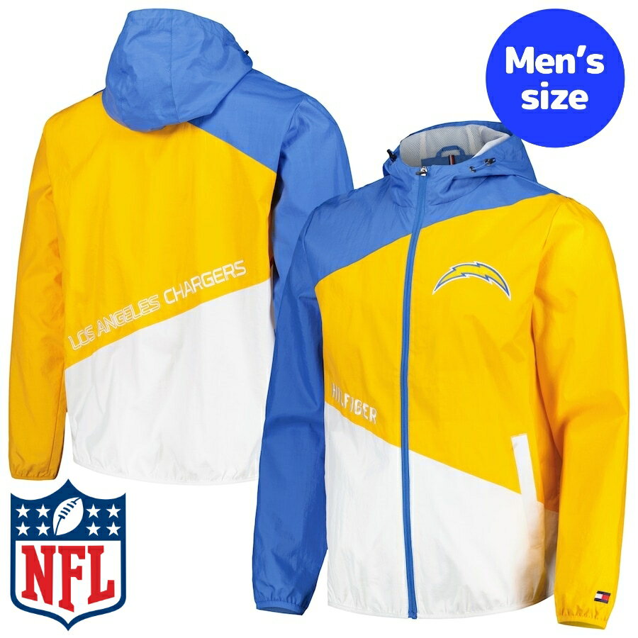 y+N[|z NFLItBV Y EBhu[J[ AE^[WPbg T[XE`[W[Y Los Angeles Chargers Windbreaker Jacket