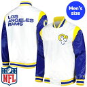 【送料無料+割引クーポン】 NFLオフィシャル メンズ バーシティジャケット スタジャン アウタージャケット ロサンゼルス・ラムズ Los Angeles Rams Versity Jacket