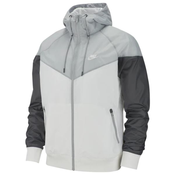 【送料無料+5％割引クーポンあり】 nike ナイキ 【メンズサイズ】 Nike Windrunner Hooded Jacket（White/Wolf Grey/Dark Grey） ジャケット アウター トップス ウィンドブレーカー