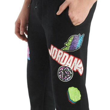 【送料無料+5%クーポン5/6 9:59迄】 大人もOK!! nike ナイキ ジョーダン Jordan Jumpman Sticker Pants(Black) ジョガーパンツ スウェットパンツ ジャージ ストリート ボトムス 【楽ギフ_包装選択】