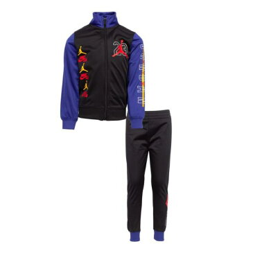 【送料無料+5%クーポン5/6 9:59迄】 nike ナイキ ジョーダン 男の子用Jordan BOF TRICOT 上下2点セット(Black) 子供用スウェットパンツ ジャージ セットアップ 出産祝い 誕生日プレゼント