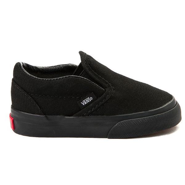 【送料無料 割引クーポン】 Vans ヴァンズ バンズ 【ベビー キッ（10.5-16.0cm）】 Vans Slip On Skate Shoe（Black Monochrome） スニーカー 子供靴 出産祝い