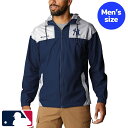 【送料無料】 MLBオフィシャル Columbia コロンビア メンズ ウィンドブレーカー アウタージャケット ニューヨーク・ヤンキース New York Ya...